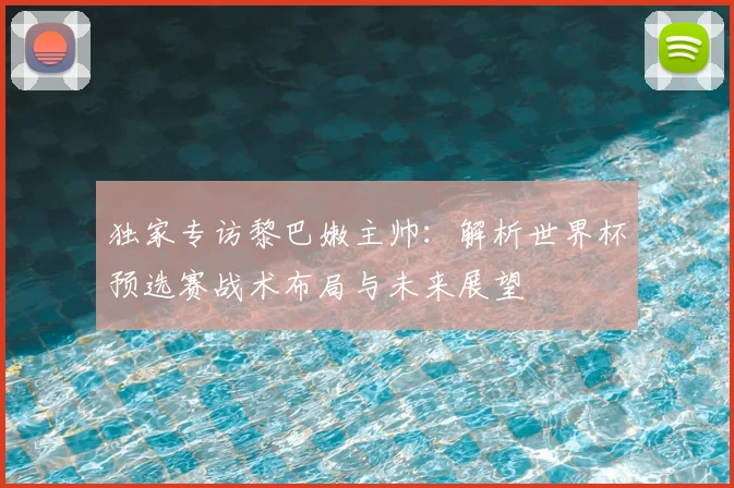 独家专访黎巴嫩主帅:解析世界杯预选赛战术布局与未来展望